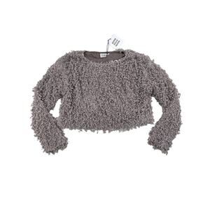 Some Days Lovin - Glorious Cropped top Sweater in Dove Gray